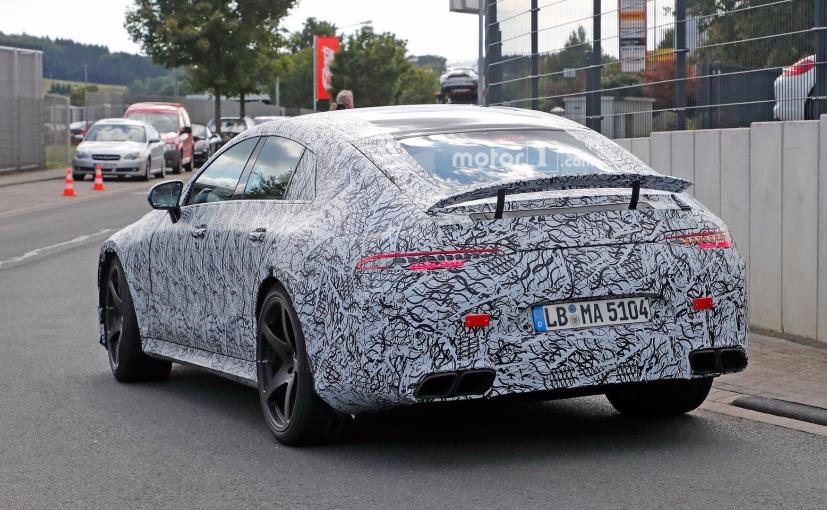 mercedes amg gt sedan rear