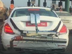 Exclusive: Mercedes-Benz S-Class Facelift Spied Emissions Testing In India
