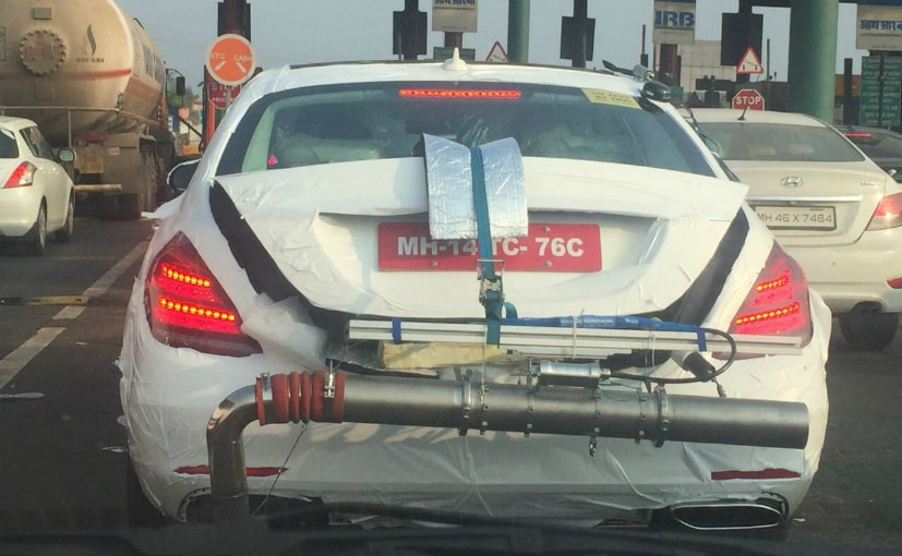 Exclusive: Mercedes-Benz S-Class Facelift Spied Testing In India
