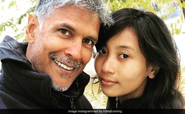 Milind Soman Doing Push-Ups With Girlfriend Ankita Konwar On His Back Is The 'Cutest Thing,' Says The Internet