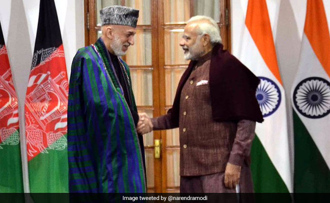 PM Modi Discusses Bilateral Issues With Ex-Afghan President Hamid Karzai