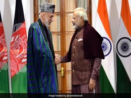 PM Modi Discusses Bilateral Issues With Ex-Afghan President Hamid Karzai PM Modi Discusses Bilateral Issues With Ex-Afghan President Hamid Karzai