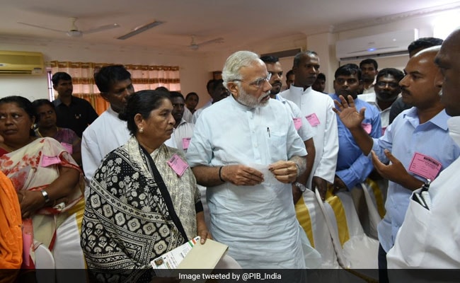 PM Narendra Modi Visits Cyclone-Hit Tamil Nadu