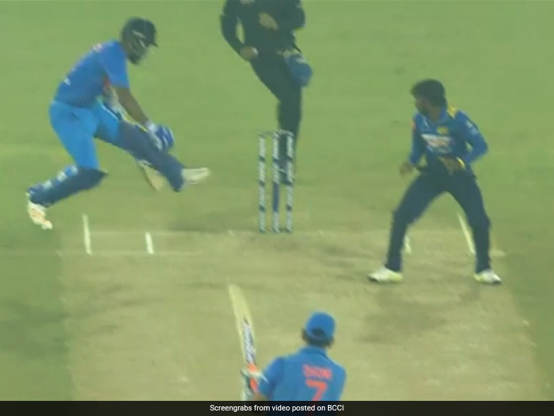 Watch: MS Dhoni's Bullet Shot 'Almost Kills' Non-Striker KL Rahul
