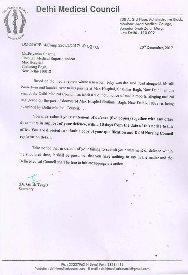 notice