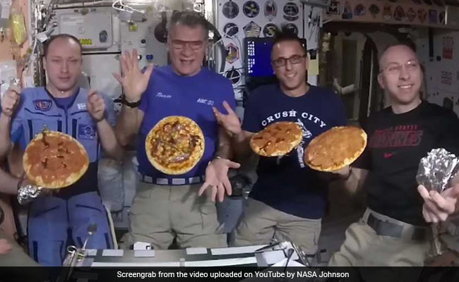 Watch: Astronauts Making Pizza In Zero Gravity Looks Out Of The World