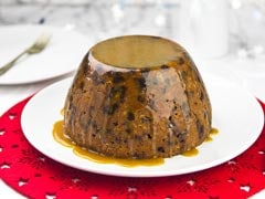 Plum Pudding with Brandy Sauce