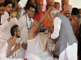 At Vijay Rupani's Big Event In Gujarat, PM Modi Remembers His Own At Vijay Rupani's Big Event In Gujarat, PM Modi Remembers His Own