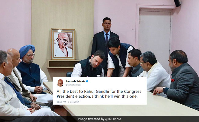 Rahul Gandhi Set To Be Congress President. Jokes And Memes Flood Twitter