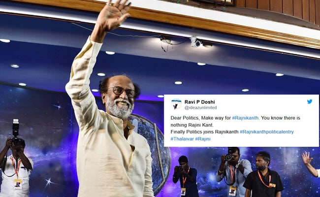 'Politics Joins Rajinikanth': Thalaivar To Float New Party, Tops Twitter