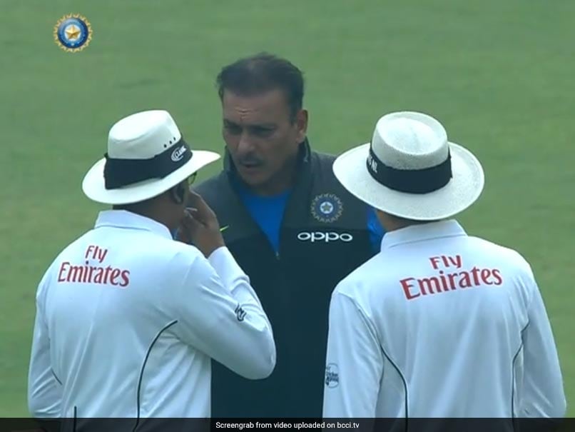 India vs Sri Lanka, 3rd Test: 'Angry' Ravi Shastri Marched On To The Field. Twitter Trolled Him
