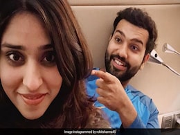 Rohit Sharma's Post About Wife After 35-Ball Century Is Just The Sweetest Rohit Sharma's Post About Wife After 35-Ball Century Is Just The Sweetest