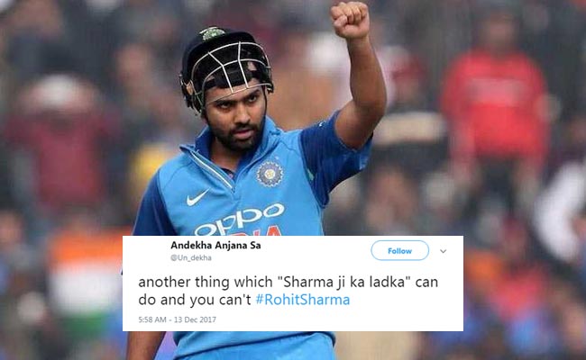 "Sharmaji Ka Ladka" Jokes Rule Twitter After Rohit Sharma's Double Ton