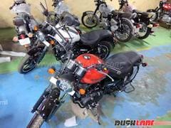 Royal Enfield Thunderbird 350X Spied At A Dealership Ahead Of Launch