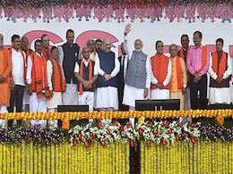 Vijay Rupani Takes Oath As Gujarat Chief Minister In Massive BJP Show Of Strength Vijay Rupani Takes Oath As Gujarat Chief Minister In Massive BJP Show Of Strength