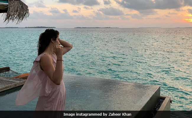 Pics From Sagarika Ghatge And Zaheer Khan's Honeymoon In Maldives
