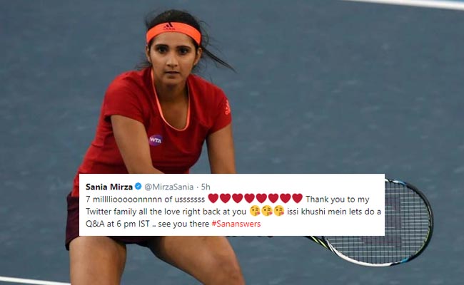 Sania Mirza's Twitter Q&A: Starring Huma Qureshi, Martina Navratilova