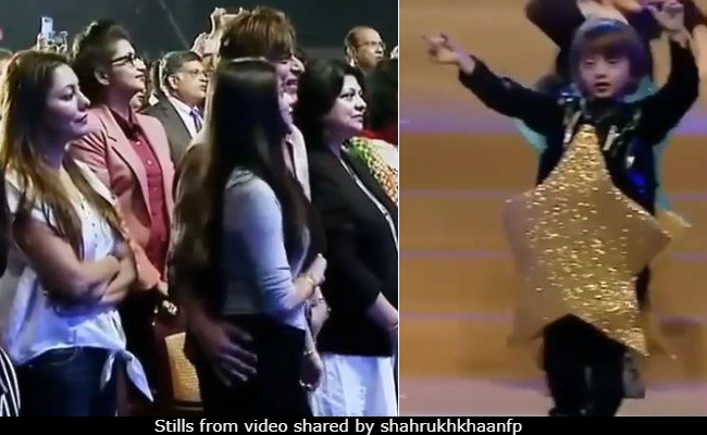 Viral Video: एनुअल डे पर पापा शाहरुख के गाने पर जमकर थिरके अबराम खान
