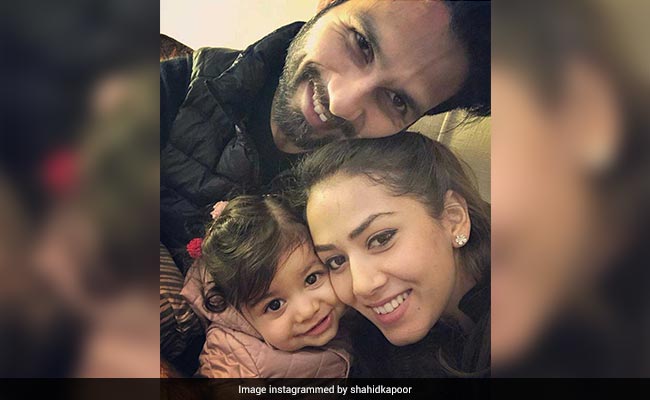 This Perfect Family Picture Of Shahid Kapoor With Mira Rajput And Daughter Misha Is The Internet's Favourite