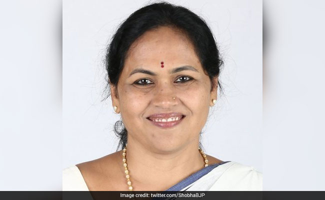 FIR Against BJP MP Shobha Karandlaje For 'Inflammatory' Tweets On Rape Of Dalit Girl
