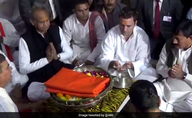 Days After Gujarat Results, Rahul Gandhi Offers Prayers At Somnath Temple