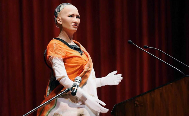 Humanoid 'Sophia', First Ever Robot To Be Granted Citizenship, Makes Her Indian Debut