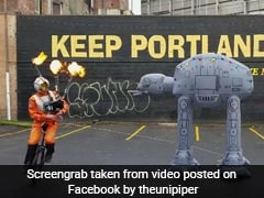 Flaming Bagpipes And Unicycle: Man's Bizarre 'Star Wars' Tribute Is Viral