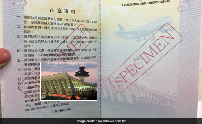 Taiwan Mistakenly Prints 200,000 Passports With Image Of US Airport