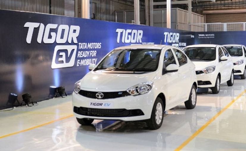 First Batch Of Tata Tigor Electric Vehicles RollOut From The Sanand