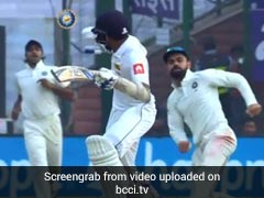 VIDEO: कोहली ने मारी इस श्रीलंकन खिलाड़ी को बॉल, फिर मुस्कुराकर कही ये बात