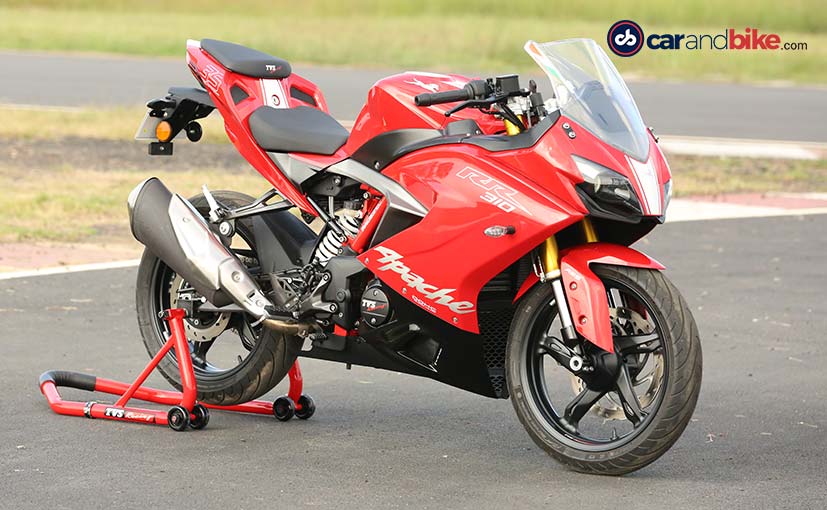 tvs apache rr 310 track review