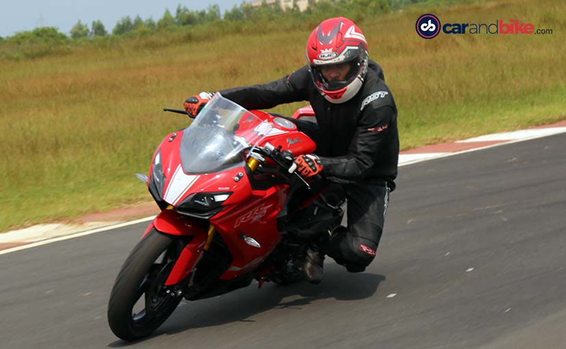 tvs apache rr 310 track review