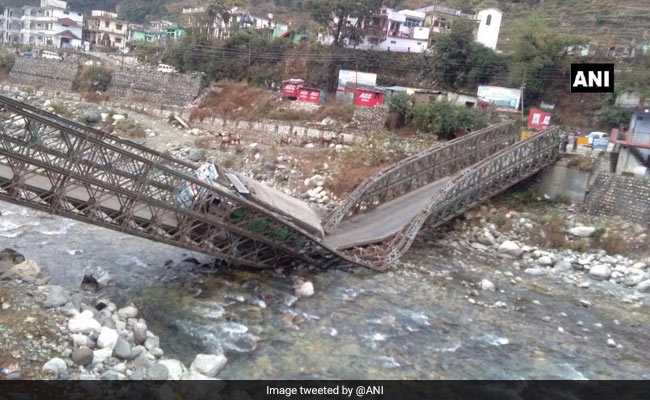 Lone Bridge Connecting Uttarkashi To China Border Collapses