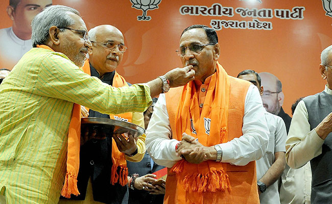 Low-Profile RSS Man Vijay Rupani Back In Chief Minister's Chair In Gujarat