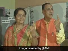 BJP Gujarat Chief Jitu Vaghani, Chief Minister Vijay Rupani Among Early Voters