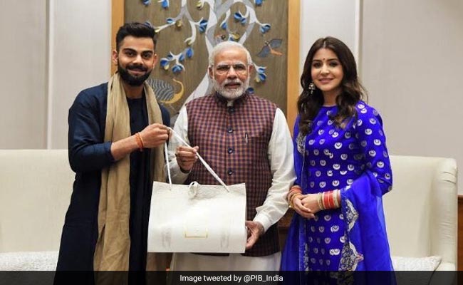 पीएम मोदी से मिले विराट और अनुष्‍का, ट्विटर ने ऐसे ली चुटकी