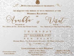 Anushka Sharma And Virat Kohli's Reception Invite Is As Dreamy As The Wedding