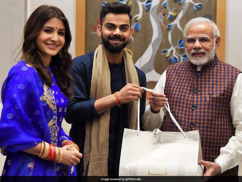 Virat Kohli, Anushka Sharma Handed PM Narendra Modi A Bag. Twitter Began Guessing