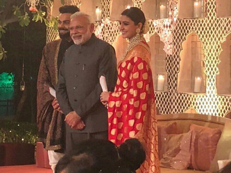 Prime Minister Narendra Modi Attends Virat Kohli, Anushka Sharma's Wedding Reception