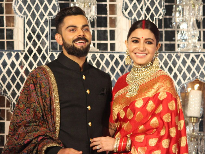 Virushka Wedding Reception: Virat Kohli, Anushka Sharma Pose For Shutterbugs