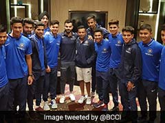 Virat Kohli Gives Pep Talk to U-19 Team, Terms Prithvi Shaw 'Special Talent'