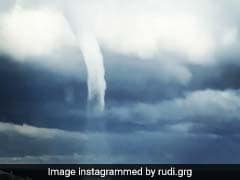 Huge Waterspout Forms Off Italian Coast. Rare Phenomenon Caught On Camera