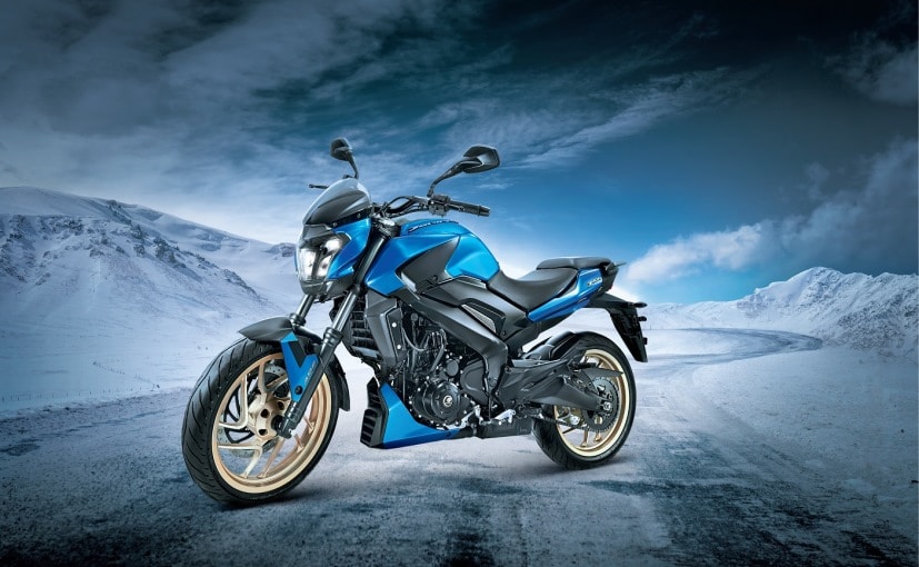 2018 bajaj dominar 400 glacier blue