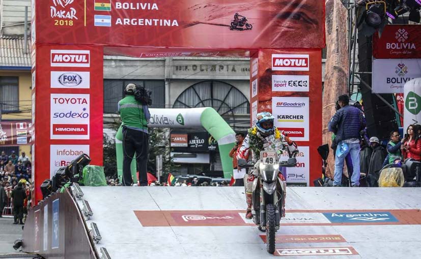 2018 Dakar, Stage 6: Pedrero Leads In 16th; CS Santosh Finishes 51st As Rally Reaches Half Way