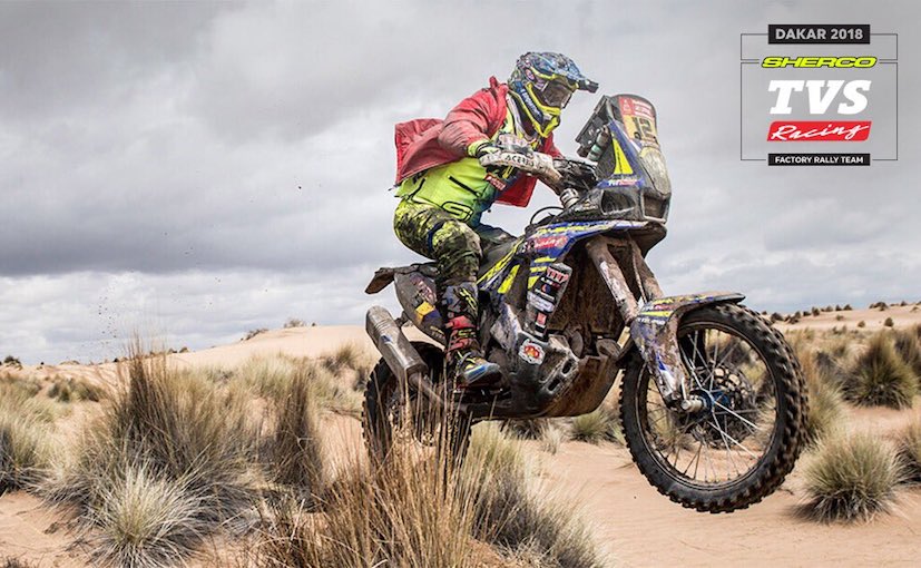 2018 dakar stage 7 joan pedrero sherco tvs