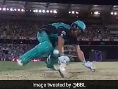 Watch: Brisbane Heat Batsman Given Out In First Ever Obstructing The Field Decision In Big Bash League