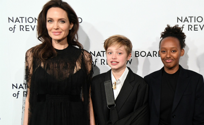 Angelina Jolie Takes Her Kids To Red Carpets All The Time. Seen The Pics?