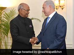 Israel PM Benjamin Netanyahu Calls On President Ram Nath Kovind, Served Olive Tea