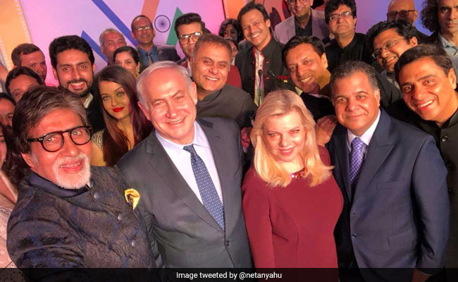 Benjamin Netanyahu's Bollywood Selfie With Amitabh Bachchan, Aishwarya And Other Stars