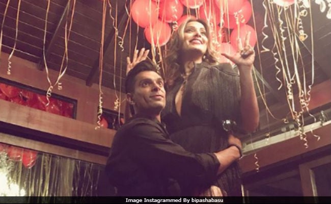 Inside Bipasha Basu's Birthday With Karan Singh Grover And Some Red Balloons